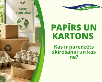 Papīra un kartona šķirošana: ko drīkst un ko nedrīkst?