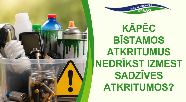 Bīstamo atkritumu nodošana Jēkabpilī,