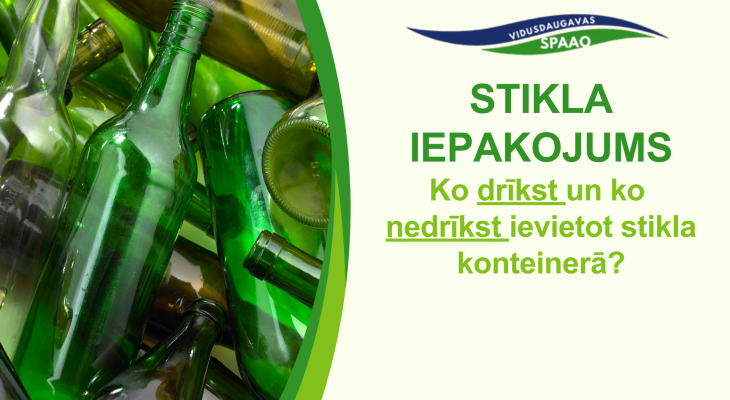 Stikla iepakojuma šķirošana | SIA Vidusdaugavas SPAAO