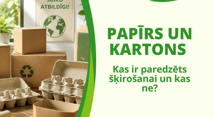 Papīra un kartona šķirošana: ko drīkst un ko nedrīkst? | Vidusdaugavas SPAAO